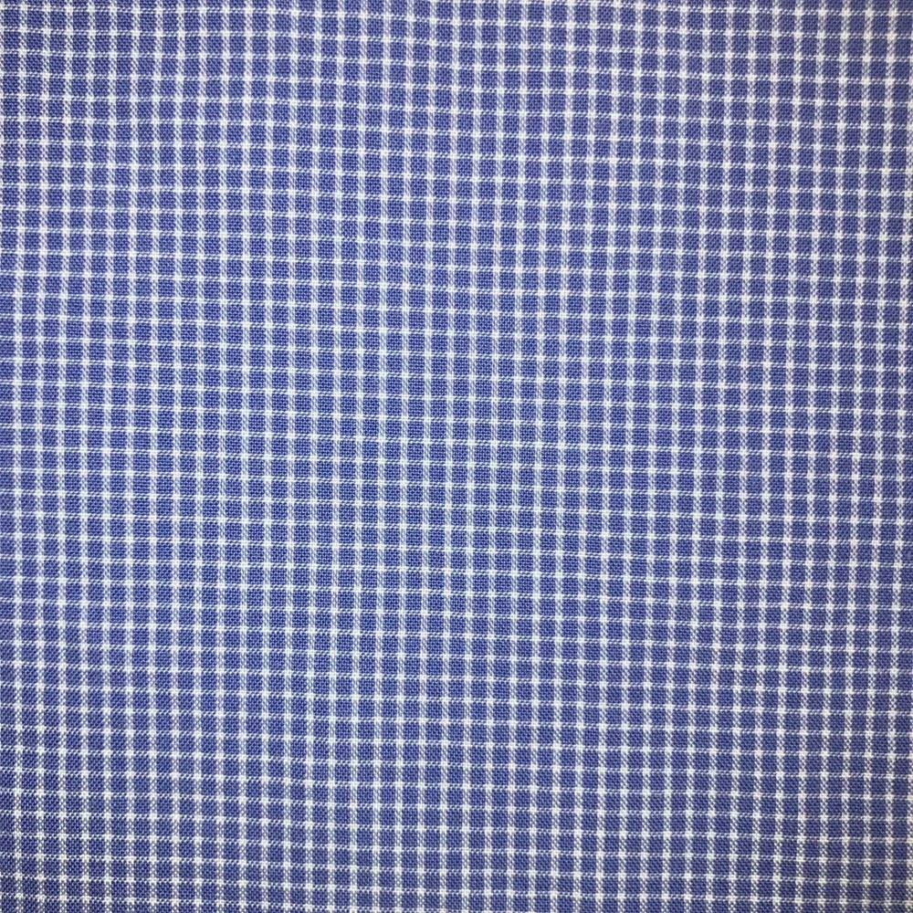 Vintage Polo Ralph Lauren Andrew Dress Shirt Mens 16 34/35 Blue Mini Check
